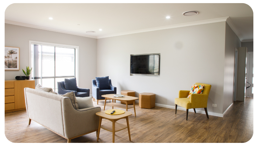 Candlebark living room