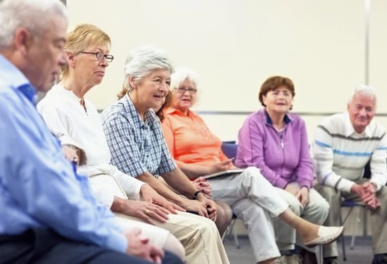 Carers share their experiences at the carer support group in Wahroonga, NSW.