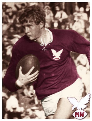 Bill Bradstreet playing football backin the 70s footy card