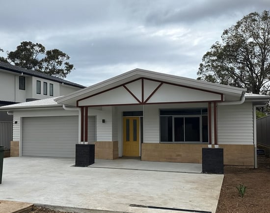 Gymea Bay Respite cottage under construction