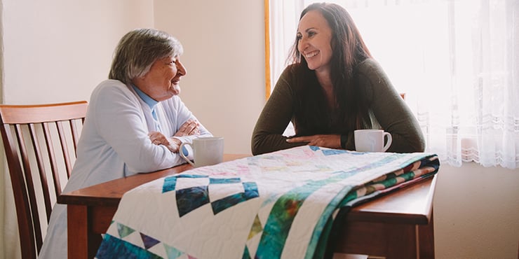 Fay-Greig-Our-Stories-aged-care-quilt-talking-laughing-Cynthia-home-care-HammondCare