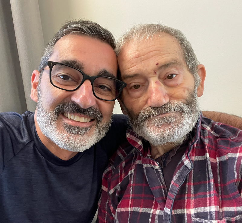 Paulo and his father Alfredo