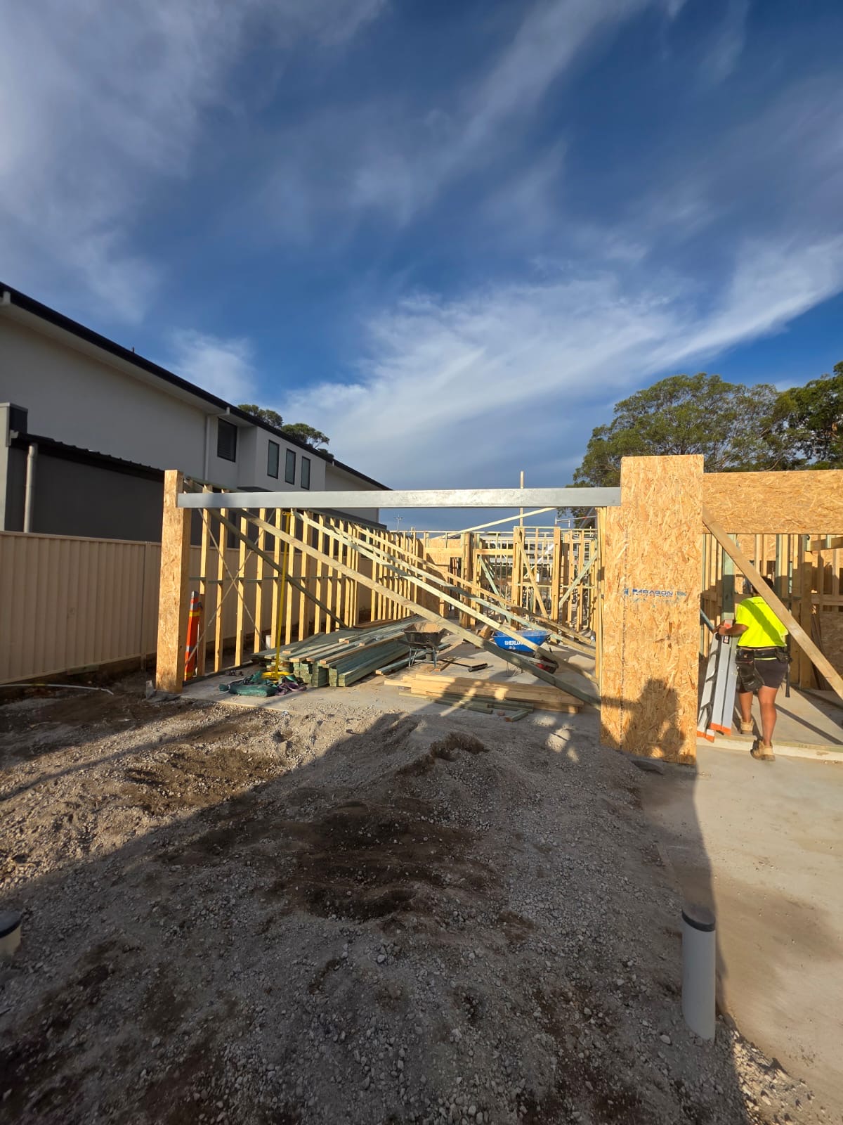 Gymea Bay Respite cottage under construction