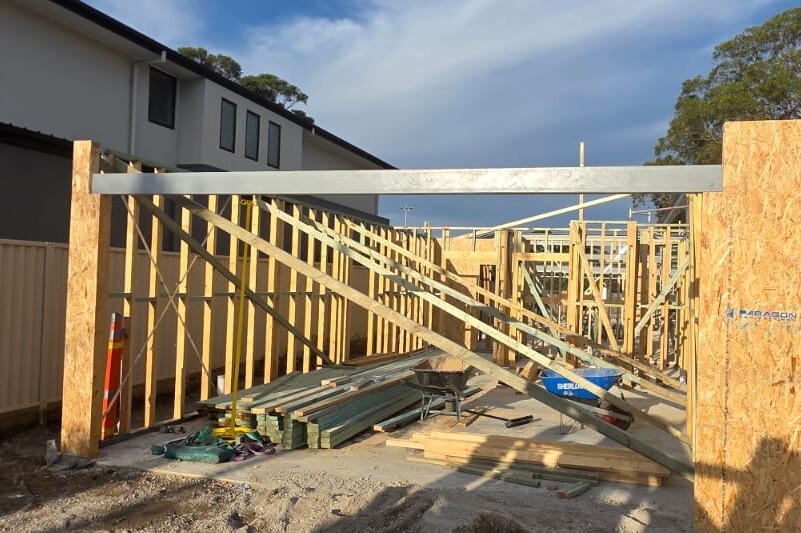 Gymea Bay Respite cottage under construction