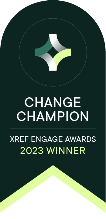 xref award winner badge